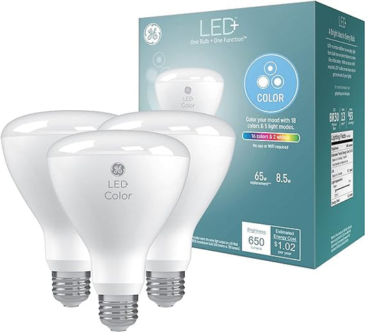 GE LED+ Color Changing LED Light Bulbs with Remote